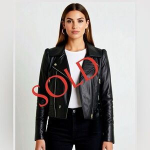NWT Valentino leather jacket 100% authentic
